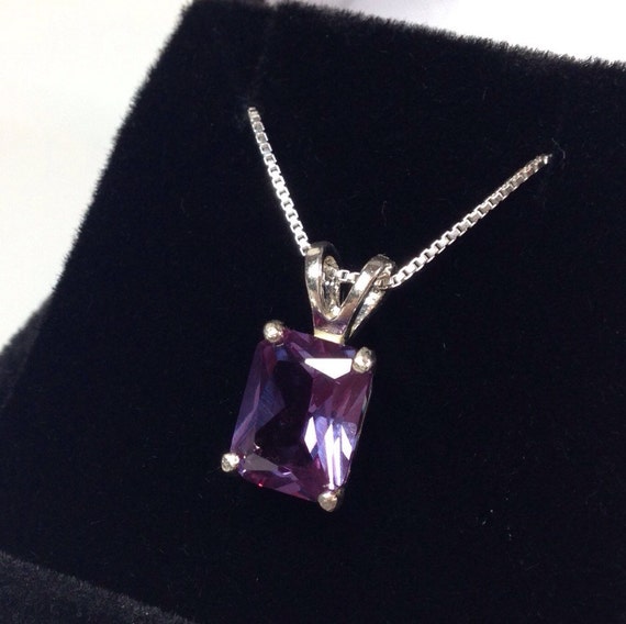 alexandrite and emerald necklace