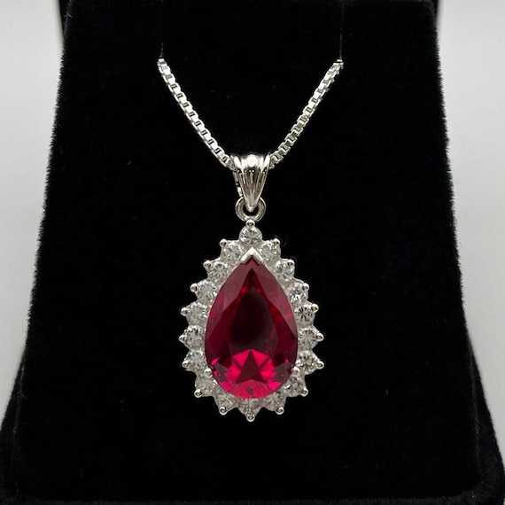 Ruby on sale mom necklace