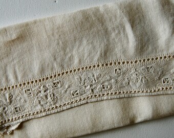 Linen Dresser Scarf Etsy