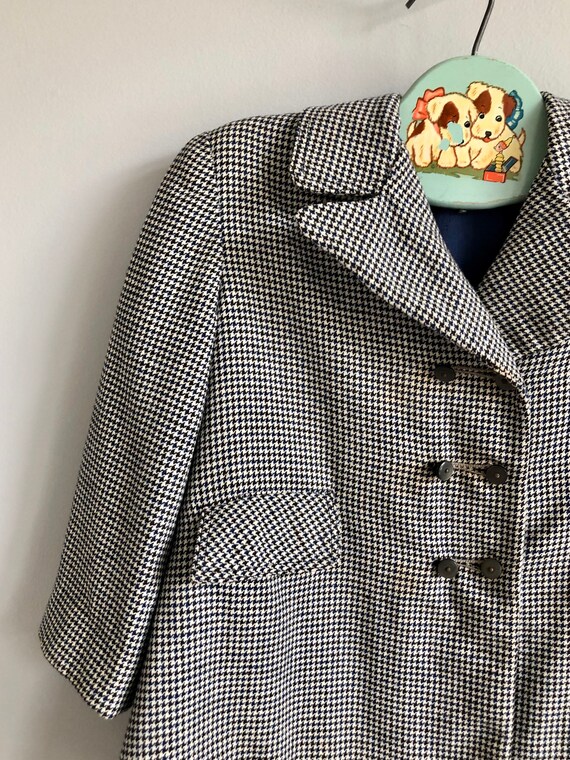Beautiful Vintage Designer Young Girls Wool Coat.