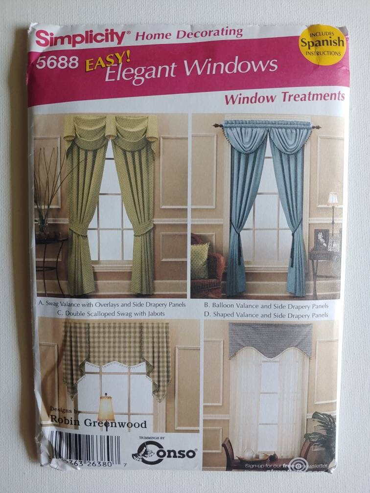 Sewing & Fiber Craft Supplies & Tools Sewing Simplicity Sewing Pattern 5688 Robin Greenwood Easy