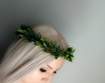 Greenery Crown, Woodland Crown, Evergreen Crown