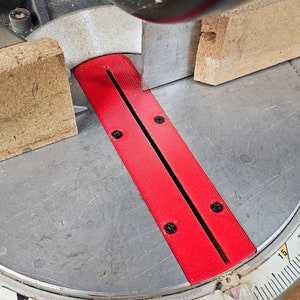 Zero Clearance Throat Plate Insert - Craftsman 315 miter saws. READ DESCRIPTION. Item# 976516-001, 58902702. Also fits Ryobi TS1340, TS1342