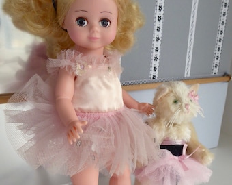 Reduced***Beautiful Ballerina Costume for KRIPPLEBUSH KIDS or Mme. ALEXANDER Dolls and other 7-8in/16-19cm dolls like Amanda Jane