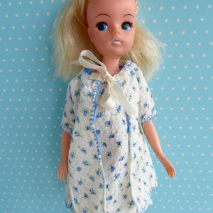 60s DOLL PYJAMAS or NIGHTGOWN plus Robe/Dressing Gown for 9-11in/20-26cm dolls like  Jan, Jill, Miss Revlon, Sindy, Portrette or Toni