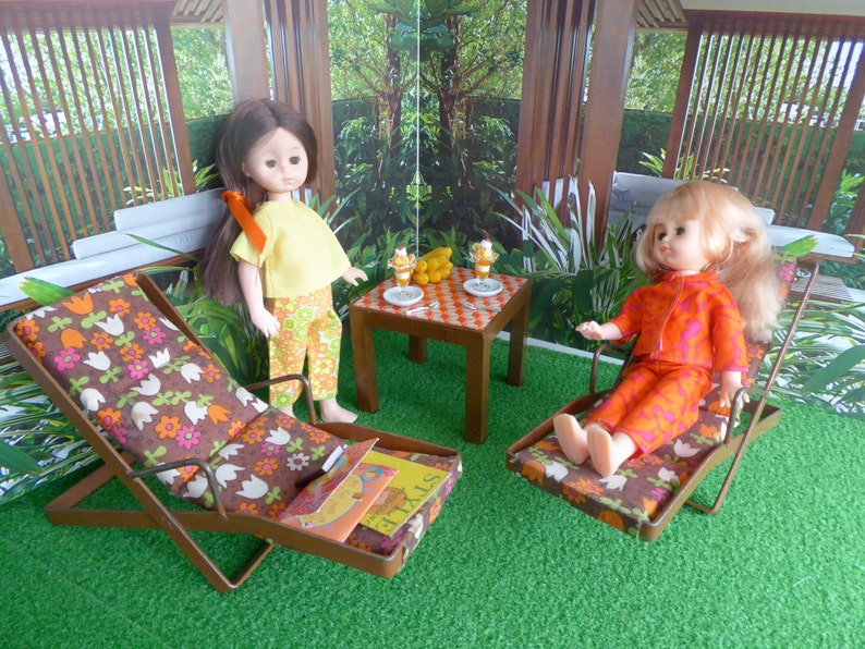 Playscale TROPICAL GARDEN DIORAMA for 710 Dolls Etsy