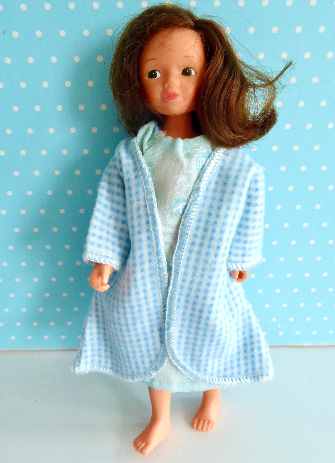 ORIGINAL GINNY DOLL Robe/dressing Gown & Handmade Nightie, to Fit ...