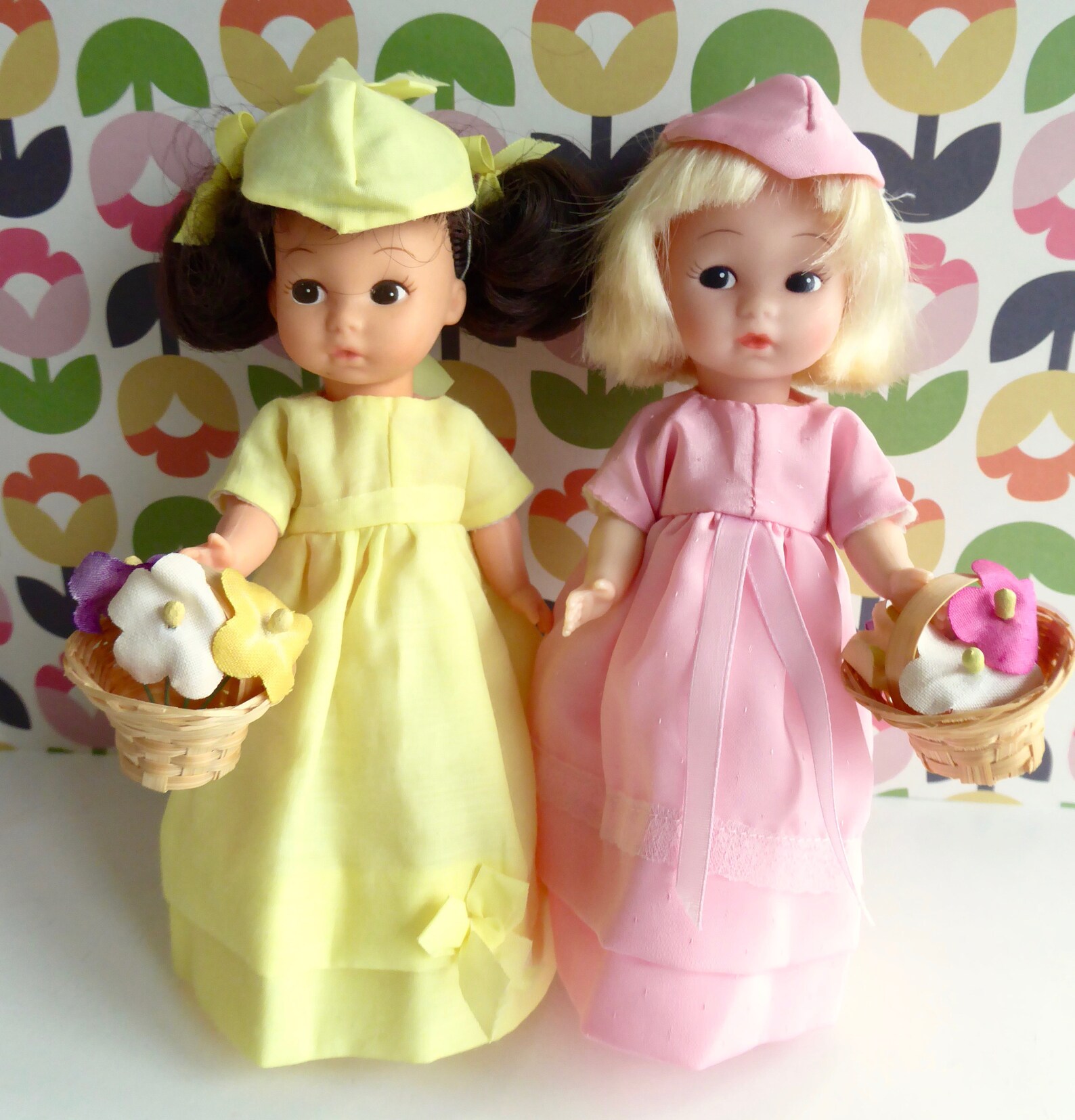 1970s AMANDA JANE OUTFITS Flower Girl Dress Hat and Flowers Etsy