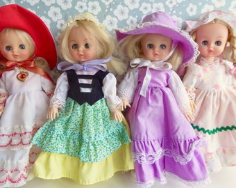 Choose from 7x FISHEL COSTUME DOLLS - each 7.5in/19cm tall with a sweet face - she makes an adorable little sister for many other dolls