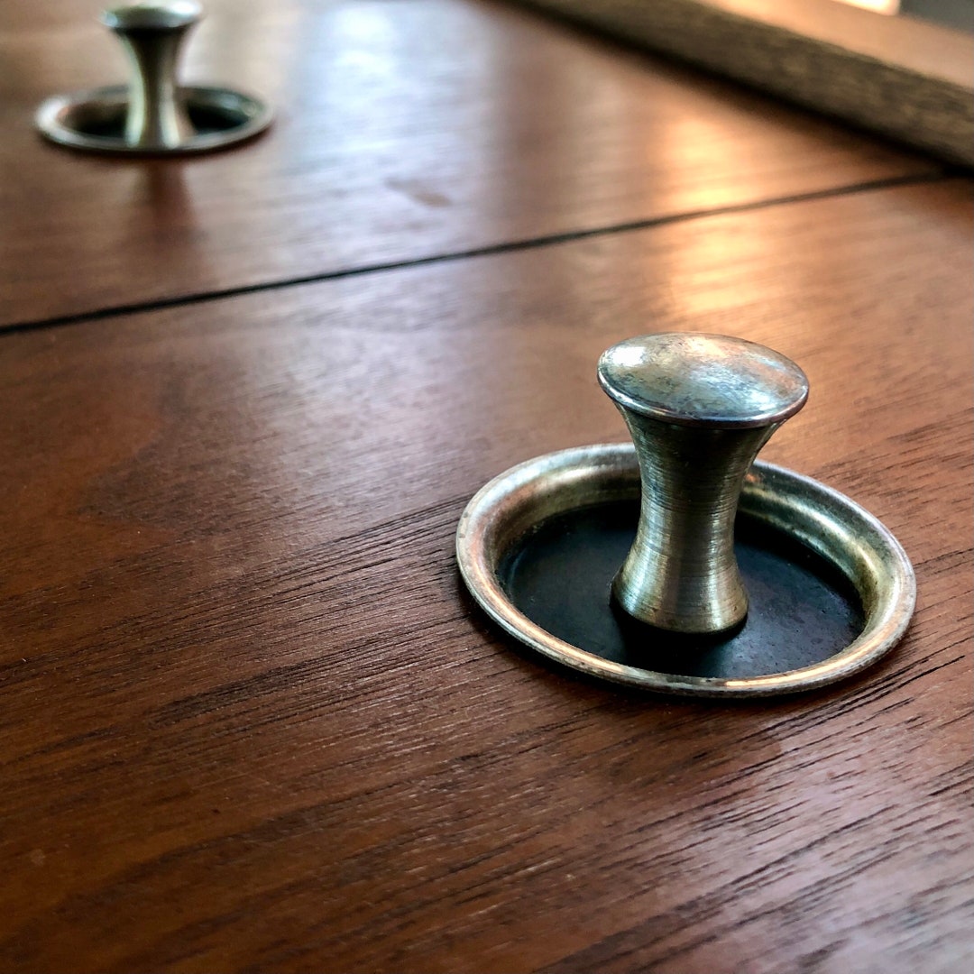 Bassett Trimline MCM Original Knob Hardware Furniture Etsy