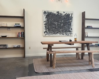 Aged Kansas Wood Shelving/Bookshelf/display shelf