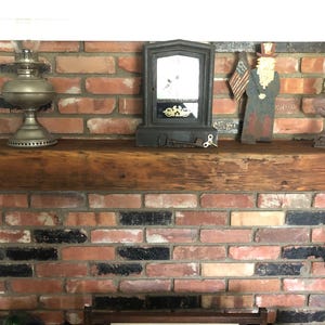 Fireplace Mantels/110 Year Old Aged Kansas Barn Beams image 1