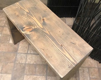 Bench/Narrow Coffee Table - Reclaimed Wood - Pub Style