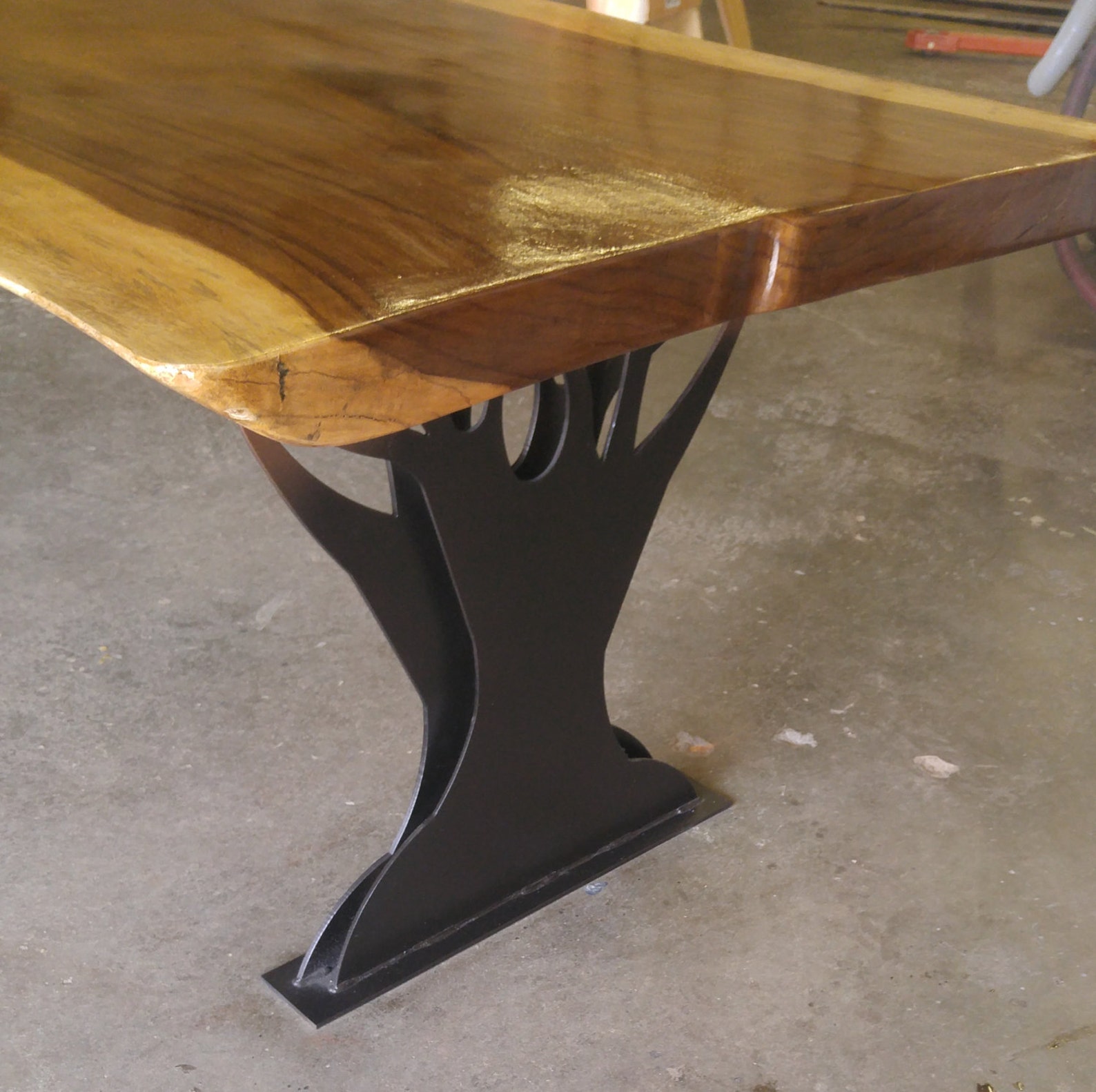 Metal Double Tree Dining Table legs Etsy