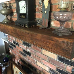 Fireplace Mantels/110 Year Old Aged Kansas Barn Beams image 5