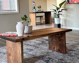 The Country Boy- Rustic Contemporary Coffee Table