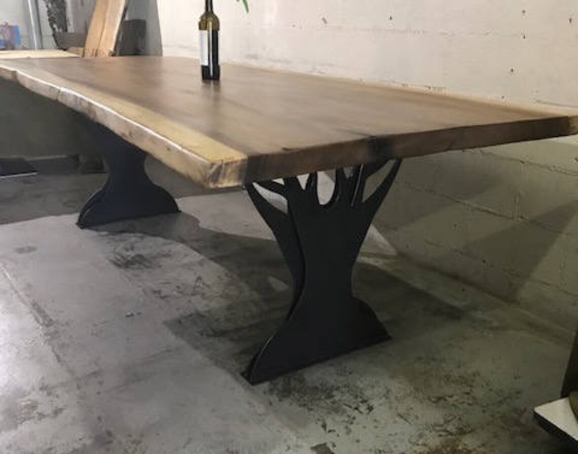 Metal Double Tree Dining Table legs Etsy