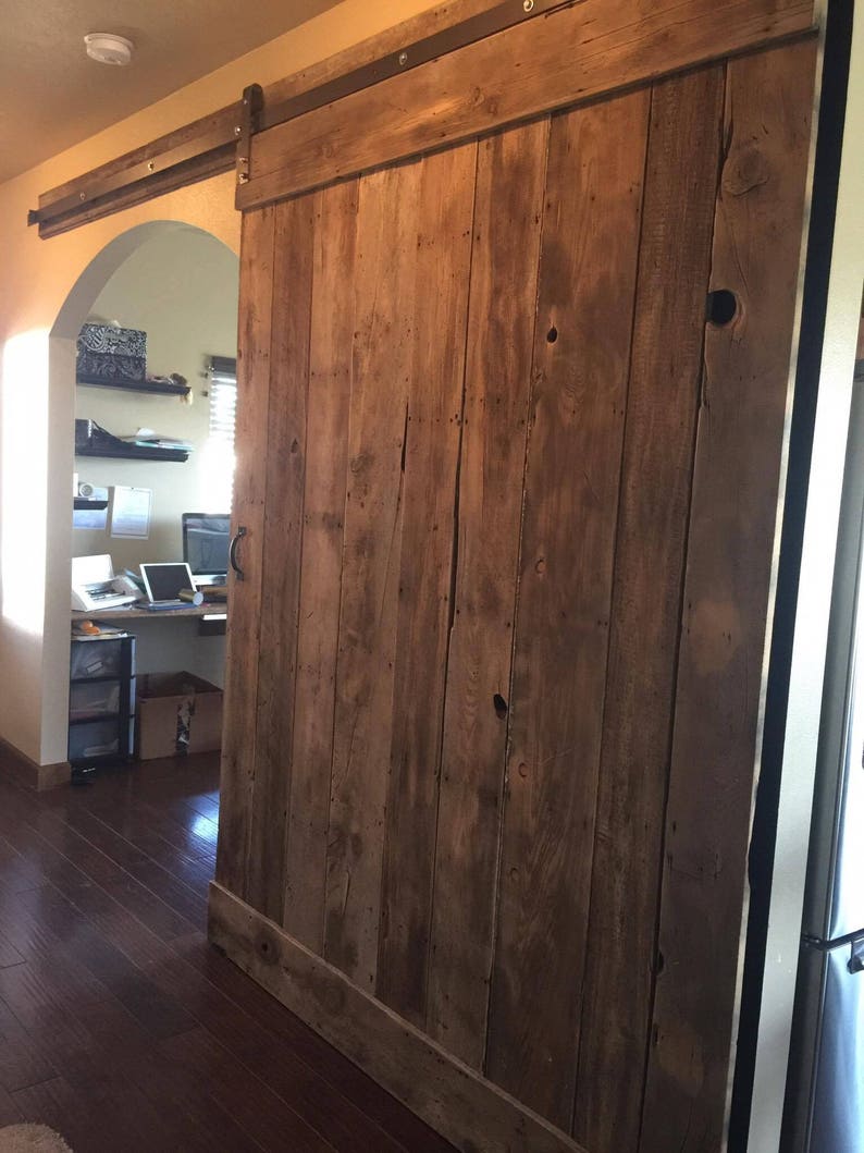 Rustic Sliding Barn Doors tracks Available Etsy