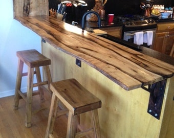 Finished Highly Spalted 1" thick (Sanded and Finished) GREAT For Small bars/Shelves/etc..