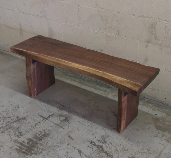 Live Edge Bench - Rustic Trades Furniture