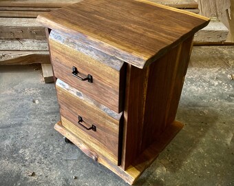 Black Walnut Custom Walnut Night Stands or File Drawers Made to Order!