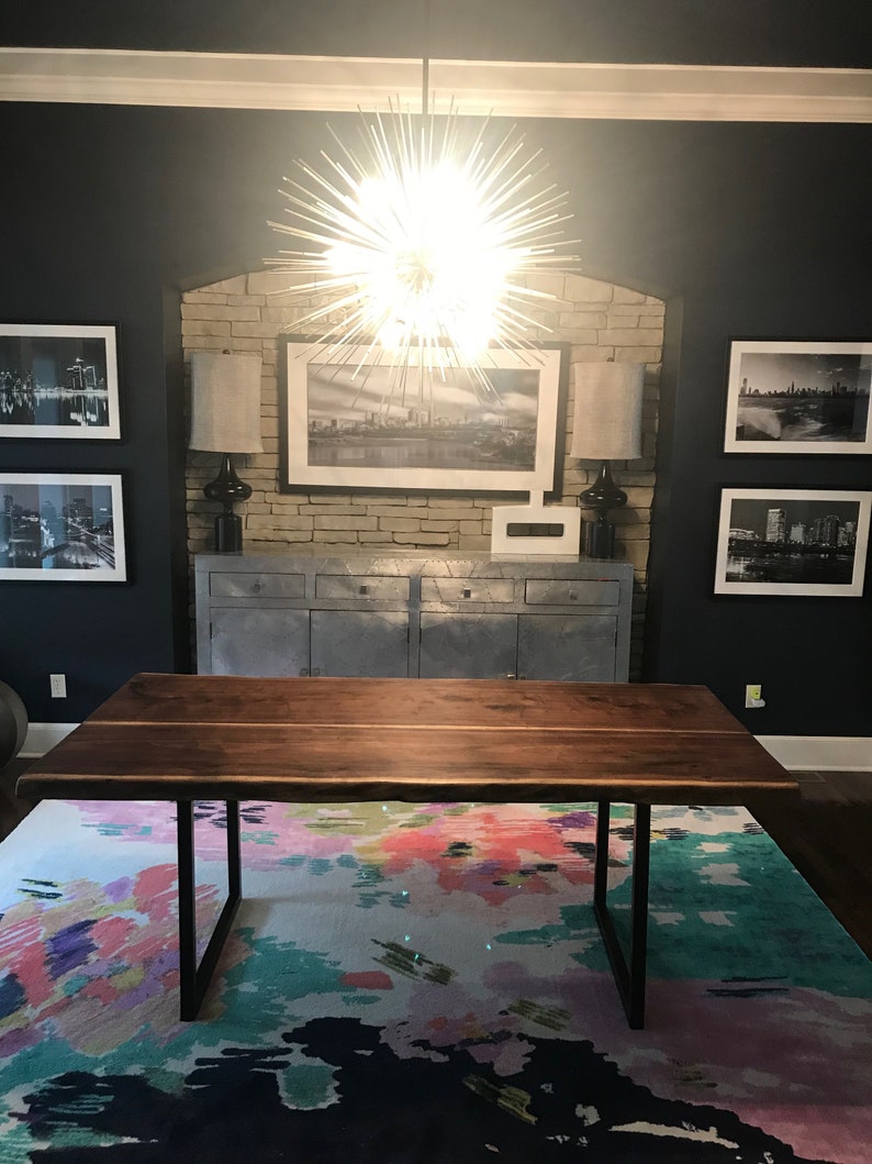 Black Walnut Live Edge Table The Stunner image 7