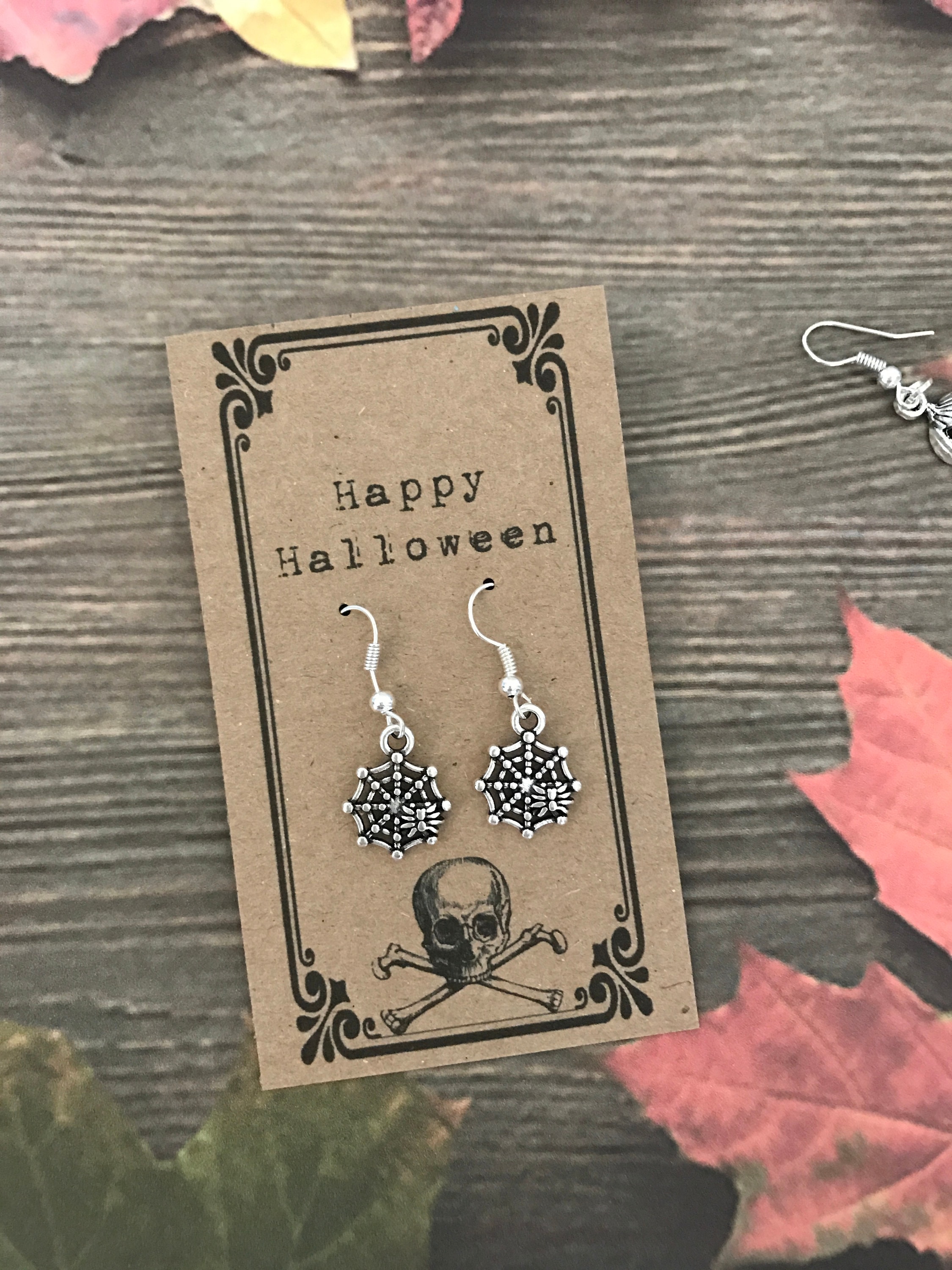 Halloween Earrings Halloween Jewelry, Halloween, Halloween Gift, Skull Earrings, Pumpkin Earrings, Halloween Party, Halloween Ghost