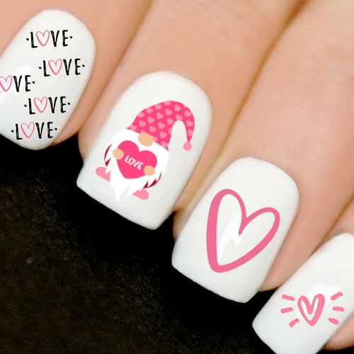 gonk nail art stickers