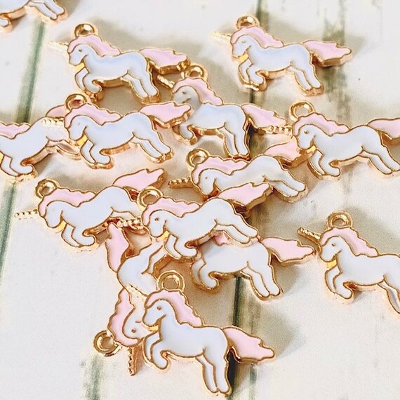 Unicorn charms for jewellery best sale making