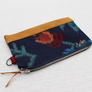 Clutch Purse - Aruba, zipper clutch, metal zipper bag, upcycled purse, eco friendly purse, clutch bag, boho clutch bag, hippie clutch