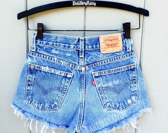 ALL SIZES Women Levi High Waisted Denim Shorts - Vinatge - small medium large extra large extra extra large