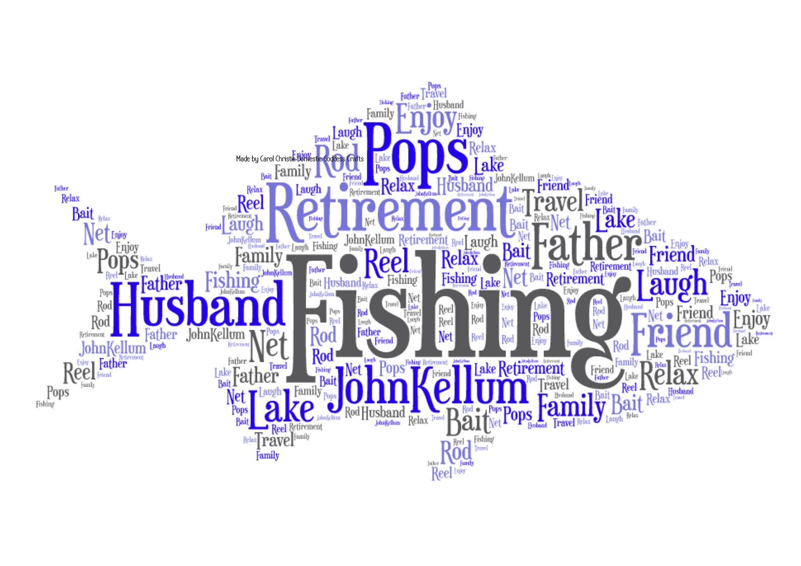 Fishing Word Art Personalised Fishing Print Fishing Word Etsy UK