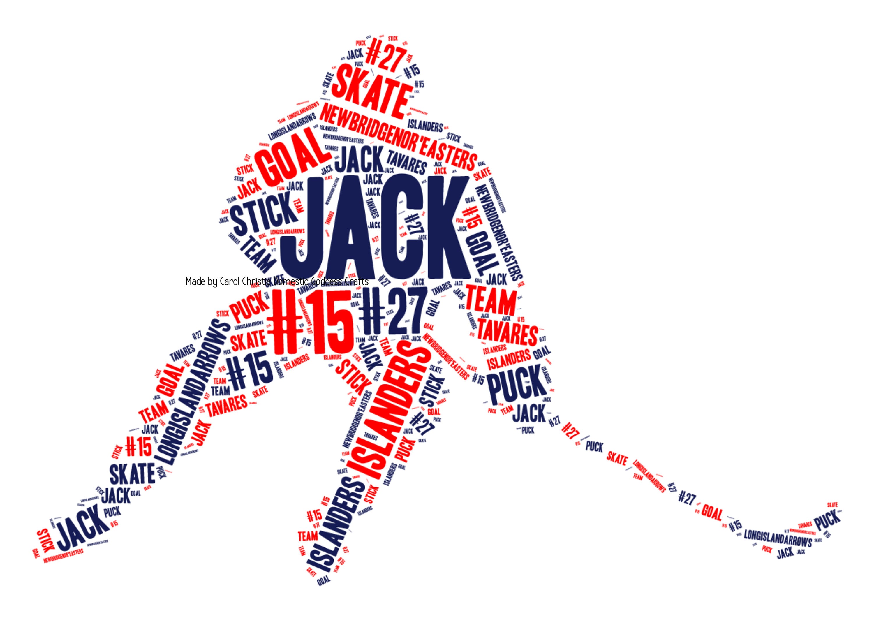 Ice Hockey Print Ice Hockey Word Art Ice Hockey Wordle Ice Etsy UK