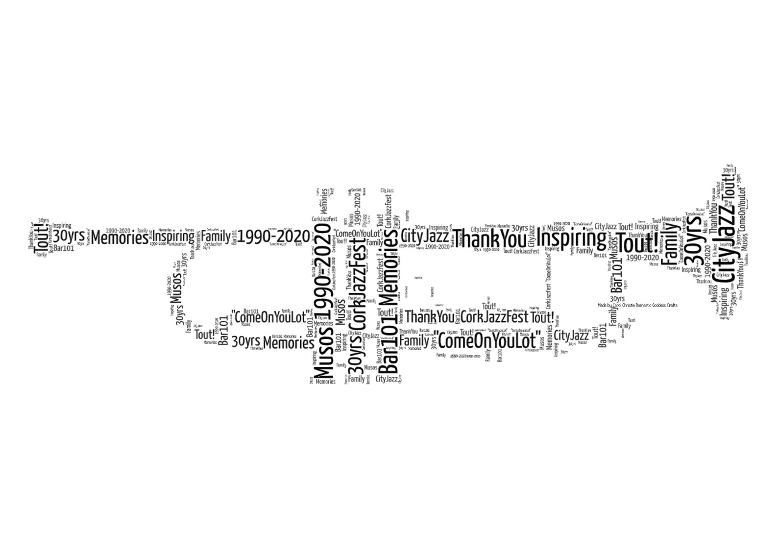 Trumpet Word Art Trumpet Wordle Trumpet Word Cloud Trumpet Etsy