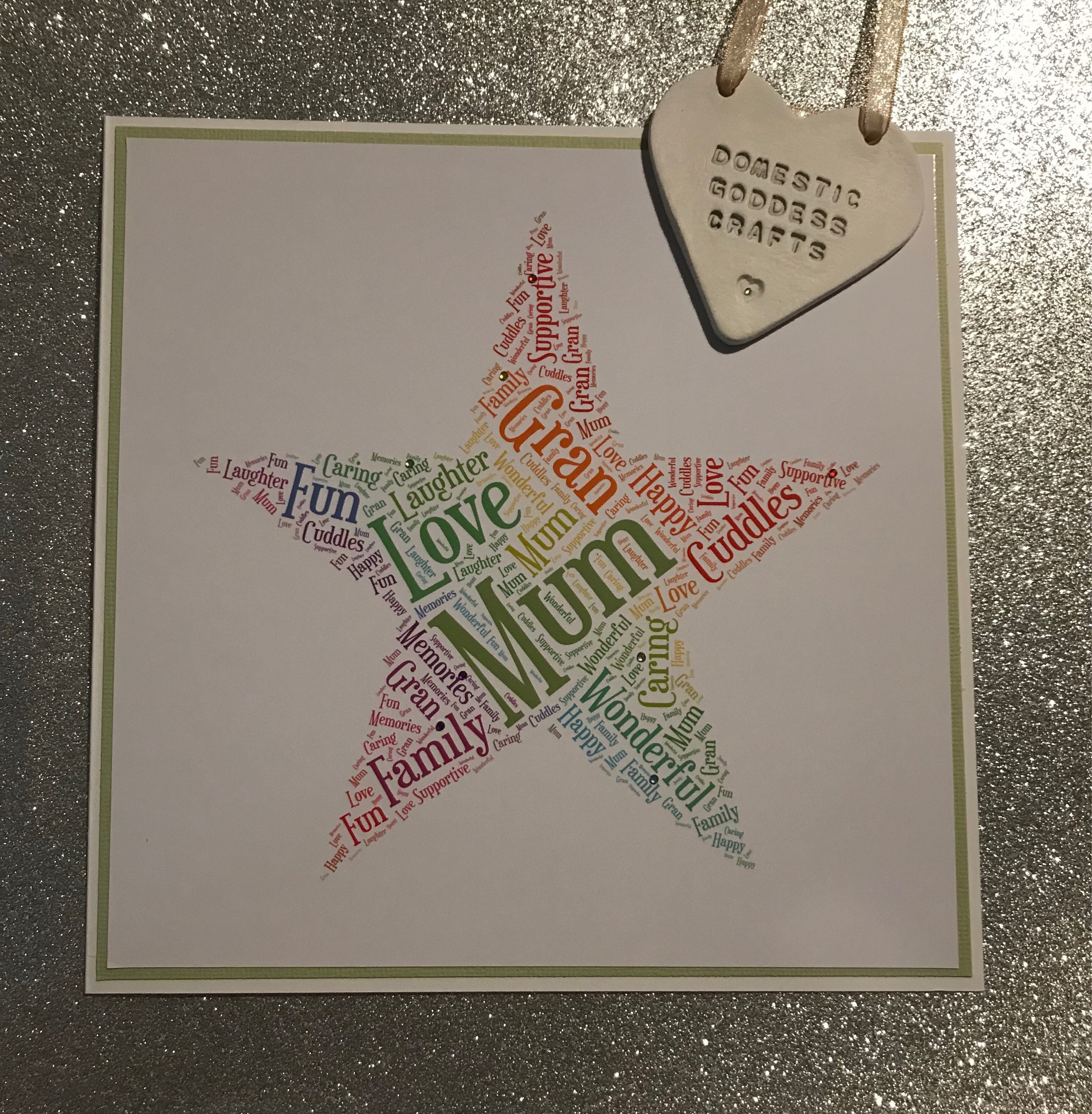 Special Birthday Card Keepsake Card Wordle Card Word Cloud  Etsy