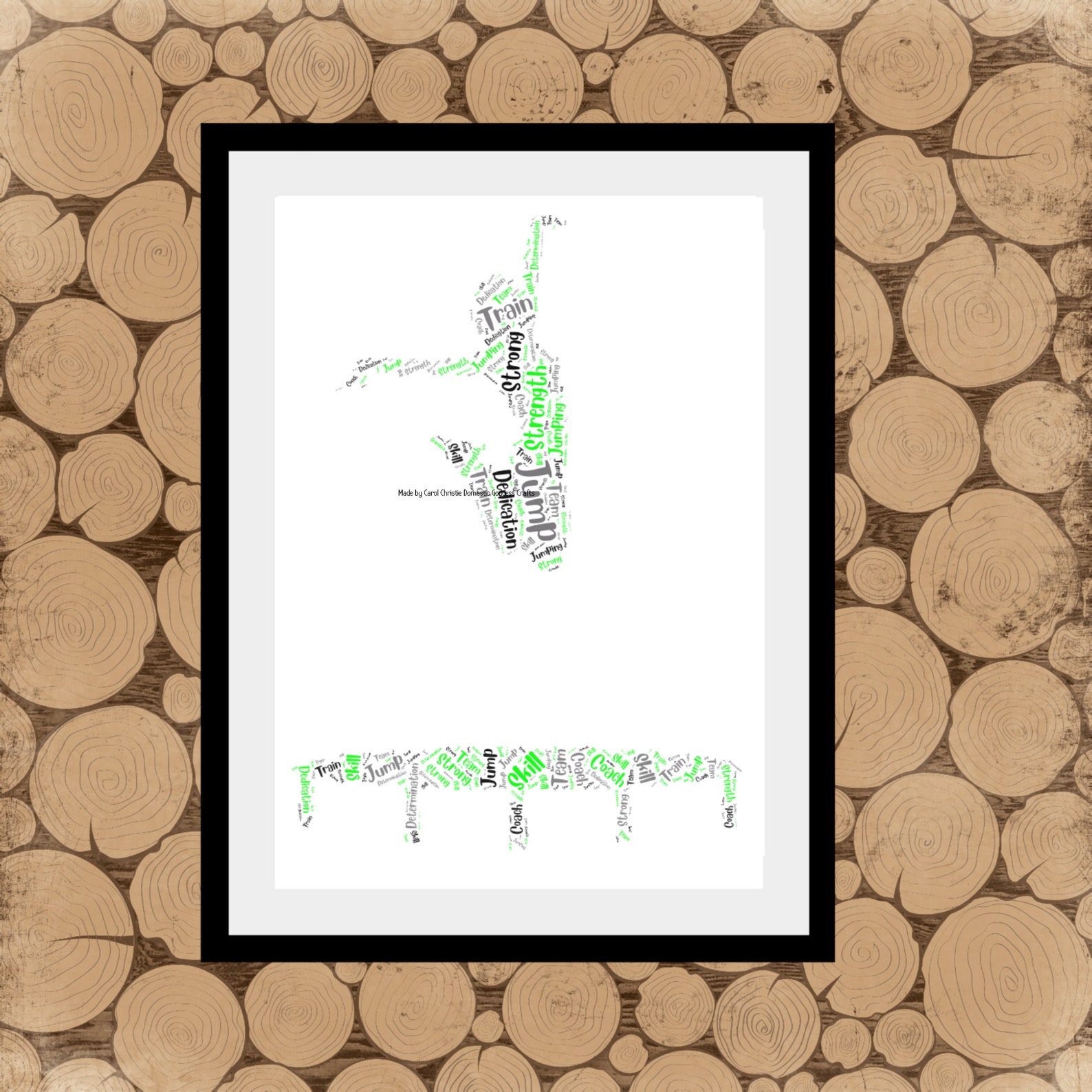 Trampoline Word Collage Trampolinist Print Trampoline Etsy