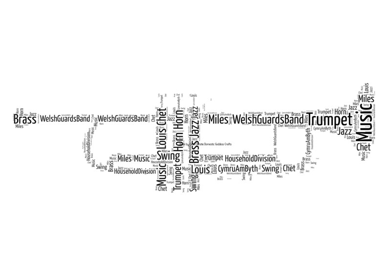 Trumpet Word Art Trumpet Wordle Trumpet Word Cloud Trumpet Etsy