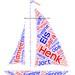 Sailboat Word Art, Personalised Sailboat Print, Boat Word Art, Personalised Boat Print, Boat ...