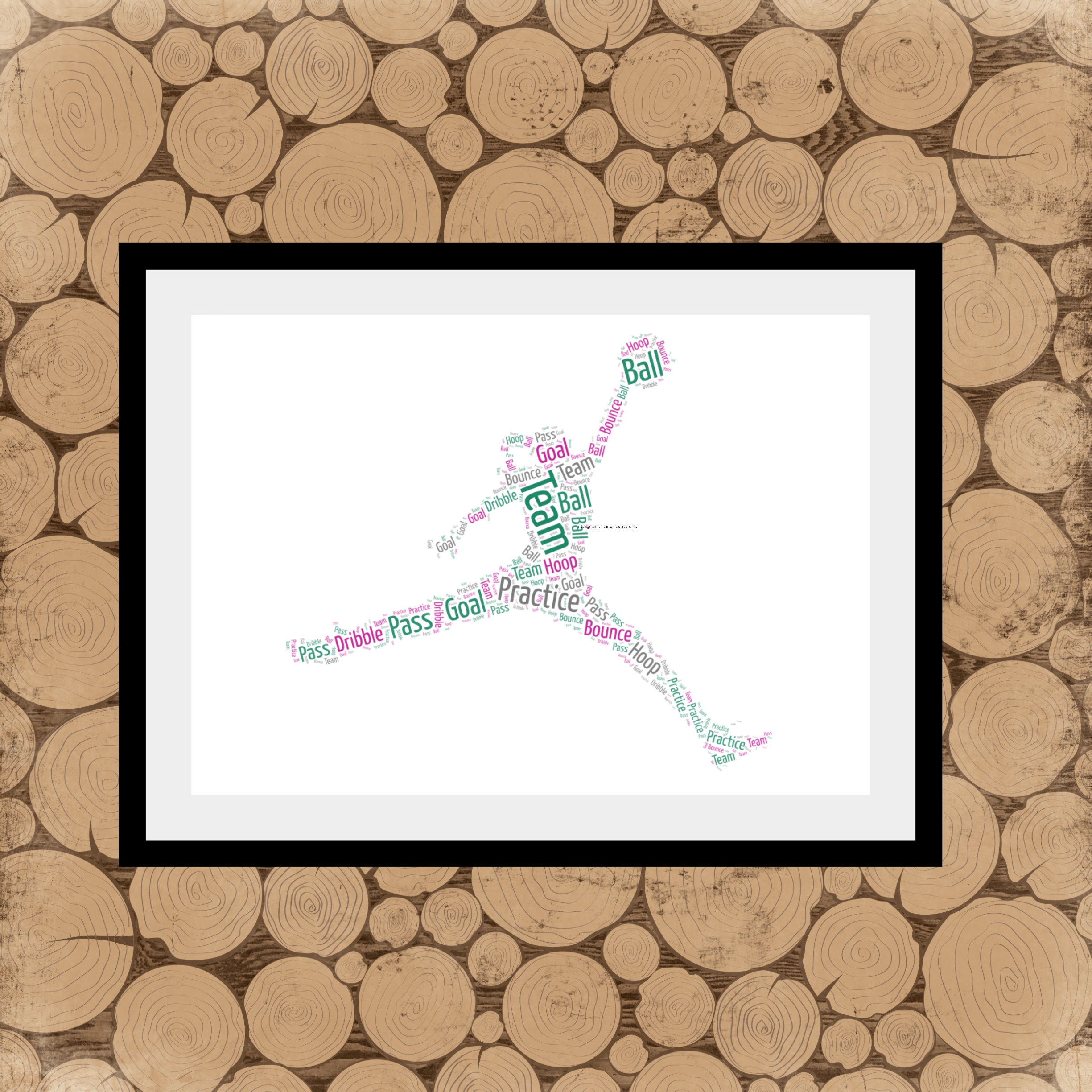 Female Basketball Wordle Female Basketball Print Female  Etsy UK