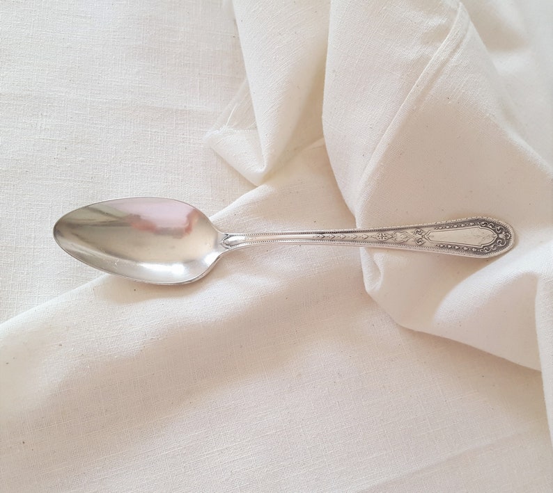 Hampton Court Pattern 1926 Silverplate Teaspoon 6