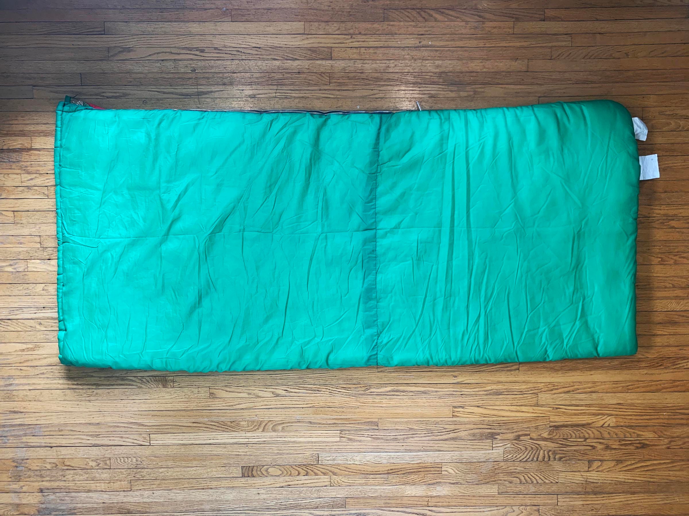 Sir Edmund Hillary Sleeping Bag by Sears Red Flannel Duck Lining