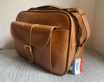 Vintage Escort American Tourister 1970s WEEKENDER Shoulder Bag Like PanAm Samsonite Messenger Bag