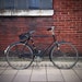 Vinatage Raleigh Sports Three Speed Bike, Black, City Back, College Bike, 1970s