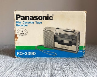 Vintage Panasonic Cassette Player / Recorder Original Packaging and Instructions Like Toshiba Radioshack Realistic