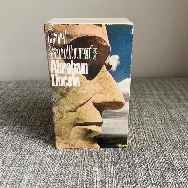 Abraham Lincoln by Carl Sandburg Boxed Set - The Prairie Years and The War Years Laurel Edition Dell