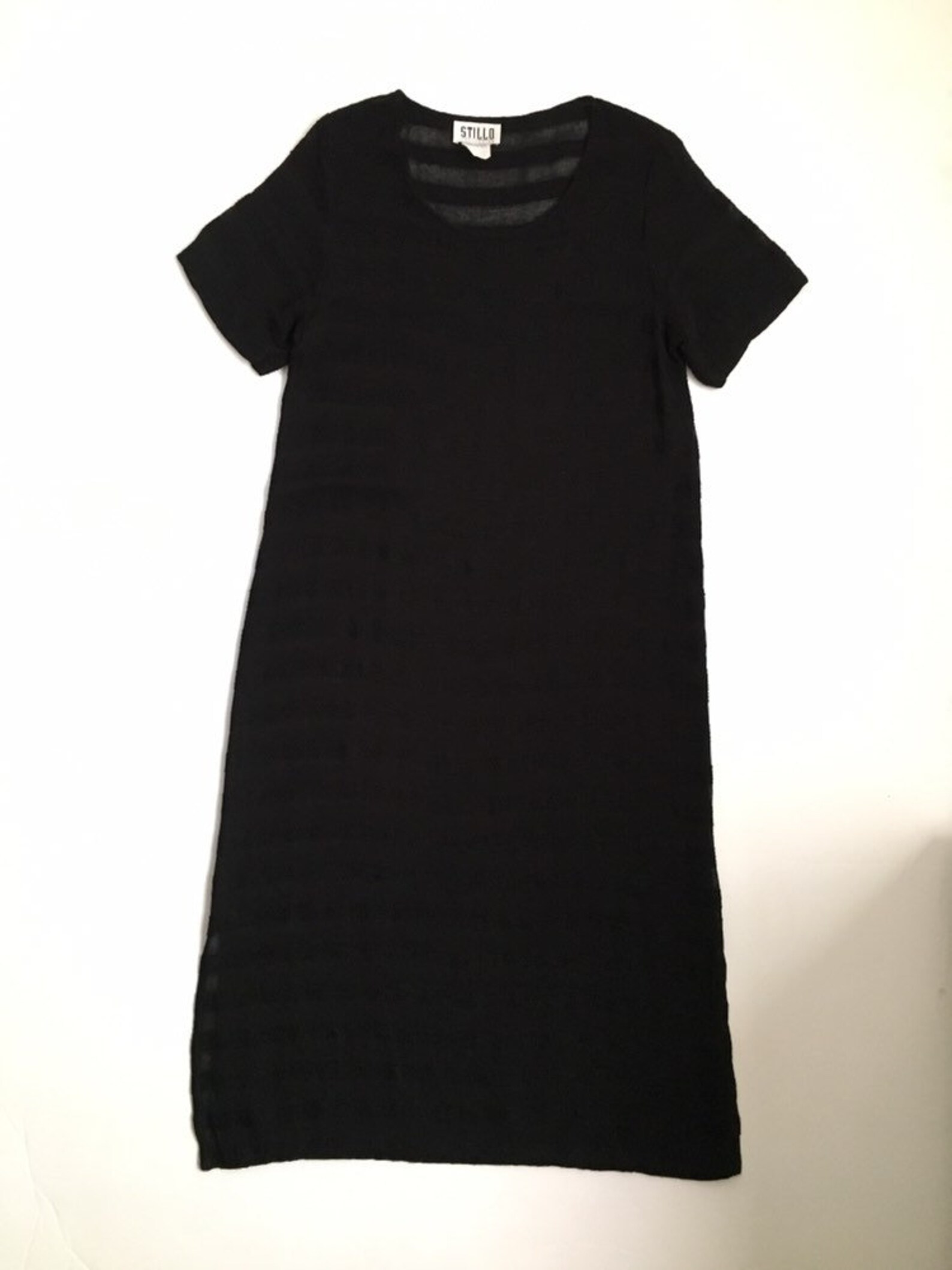 black muumuu dress