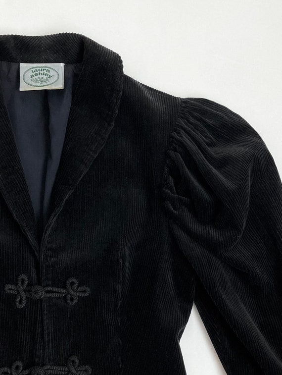 black 80s blazer vintage 70s cropped jacket laura… - image 3