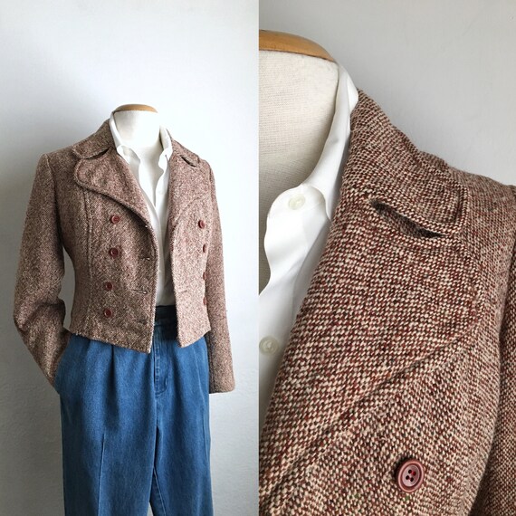70s cropped jacket vintage 1970s jacket womens twe