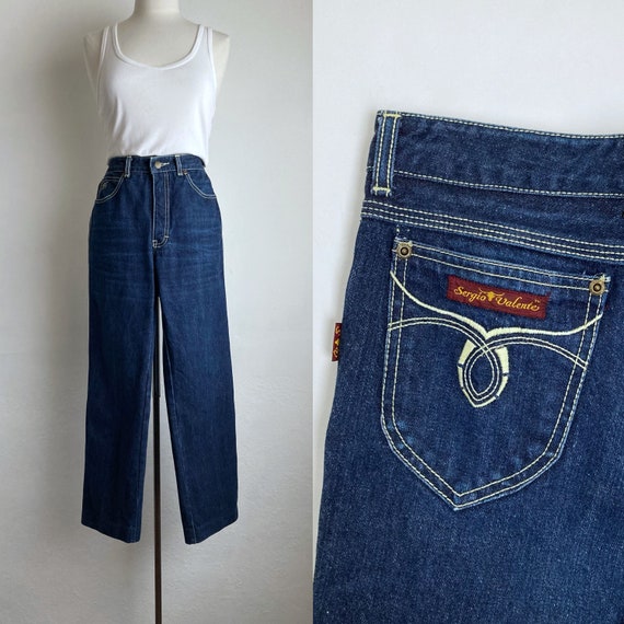 ROEBUCKS DENIM PANT W33 1970´S OLD USED ☆【送料無料（一部地域を