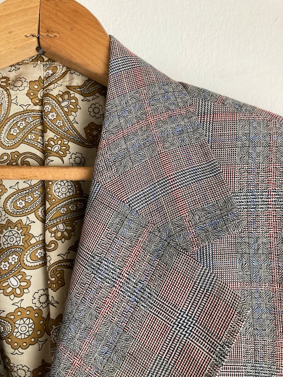 Large 1970s Gray Western Suit main image 0